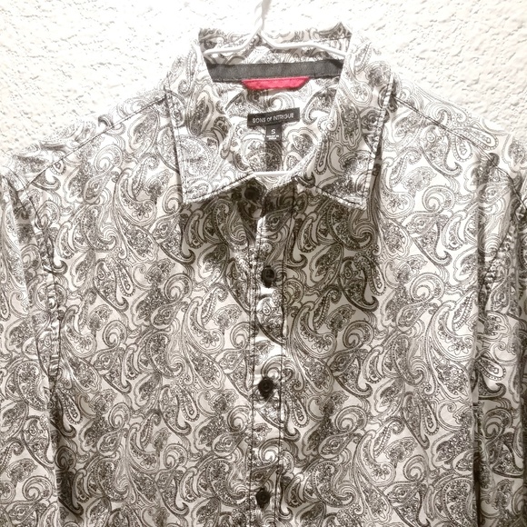 Sons of Intrigue Mens Button Down Shirt - Picture 1 of 4